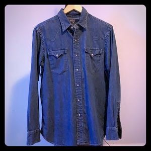 Polo- Classic Western Polo Jean Jacket- Medium